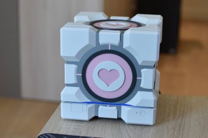 The Steam Machine's Companion Cube case is big, expensive, and based on a…